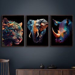 Dyreplakater med Farve Plakater til stuen fra DitKoncept - Køb her